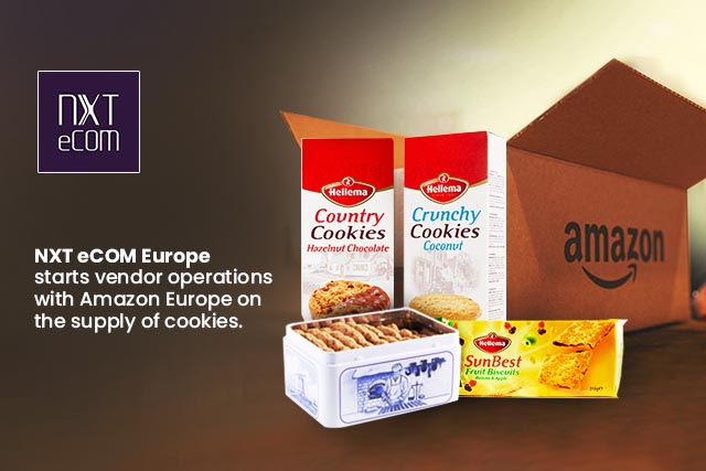 NXT eCOM Europe starts vendor operations with Amazon Europe on the supply of cookies.